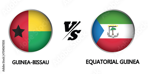 guinea buissau vs equatorial guinea vector