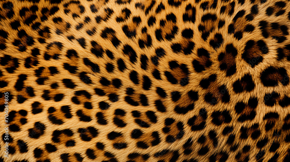 Jaguar Fur Pattern, AI Generative.