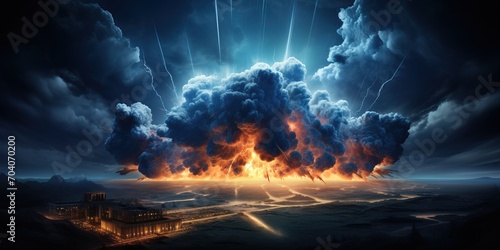 Biblical end times destruction of Sodom and Gomorrah