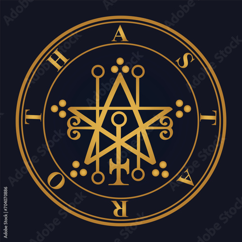 seal of solomon sigil of Astaroth  photo