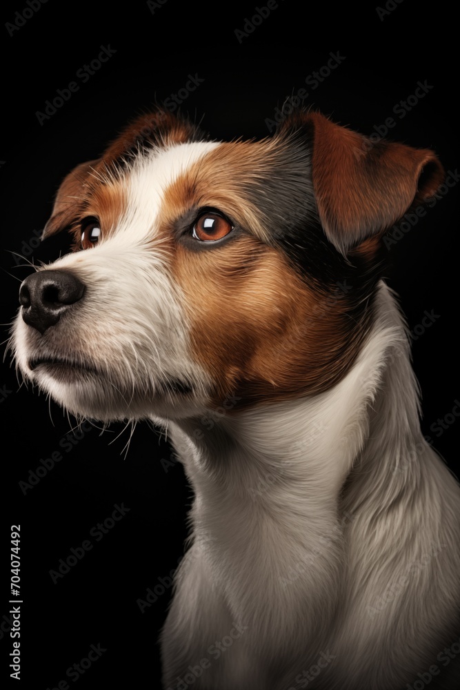 Jack Russell Terrier portrait of a dog Jack Russell Terrier portrait of a dog