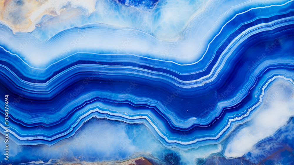 Aqua Essence: Blue Agate Geode Texture Aqua Essence: Blue Agate Geode Texture