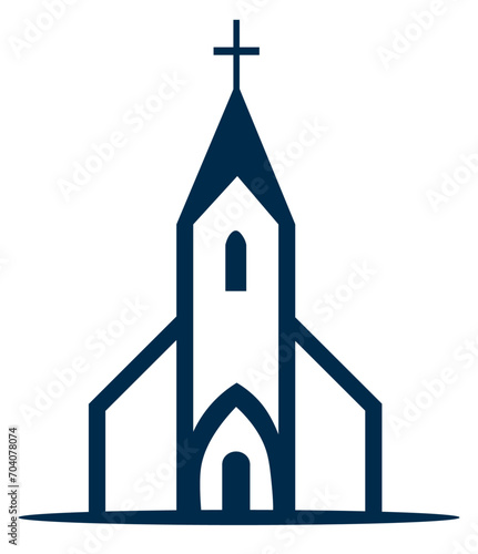 Kościół chrześcijański ilustracja