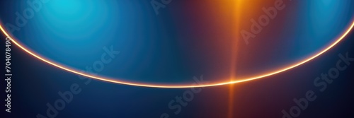background with blue gradient and orange light curved line
