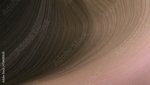 inconspicuous header with elegant smooth swirl waves background design with baby pink dark khaki and tan color photo