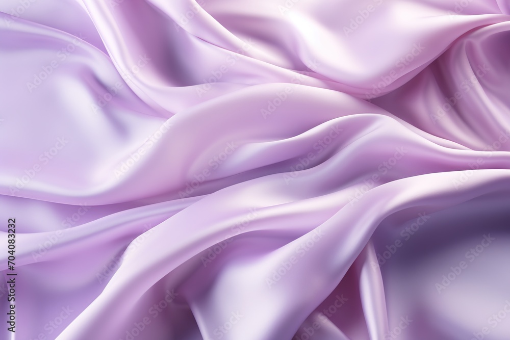 Obraz premium Purple silk fabric with gentle waves