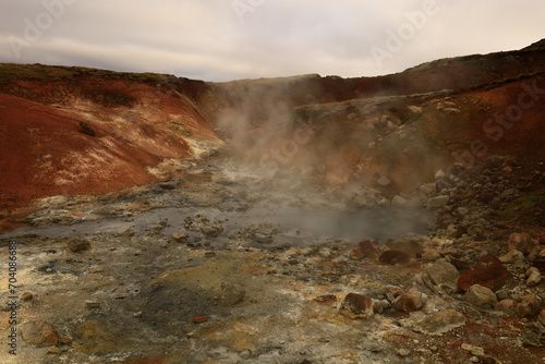 Reykjanesfólkvangur is a beautiful nature preserve in Iceland, filled with natural wonders, including geothermal pools, hot springs