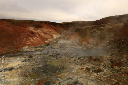 Reykjanesfólkvangur is a beautiful nature preserve in Iceland, filled with natural wonders, including geothermal pools, hot springs