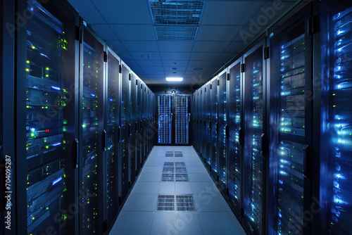 Illuminated Servers in a Modern Data Center