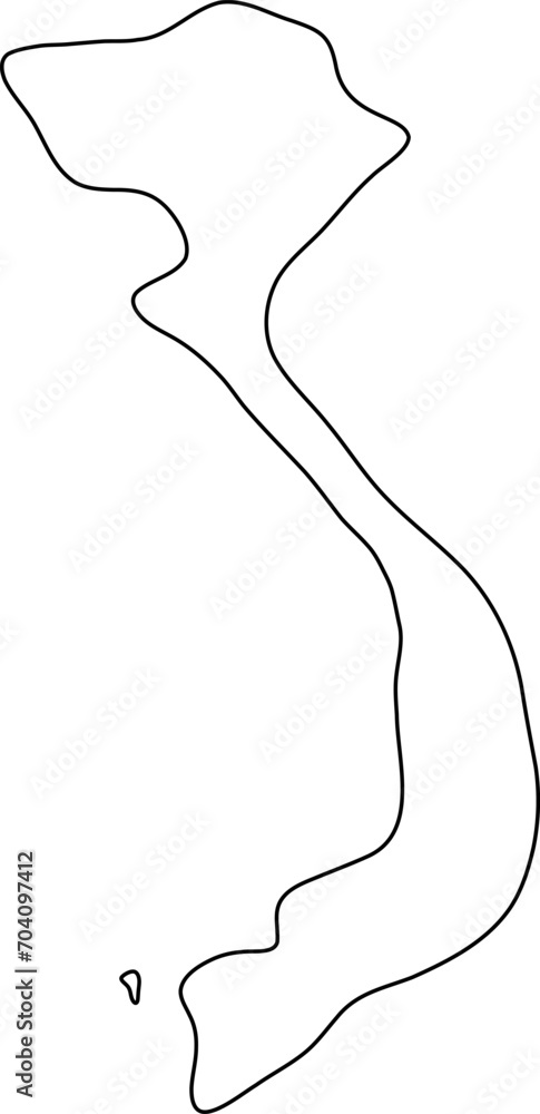 VIETNAM COUNTRY OUTLINE visual data 4