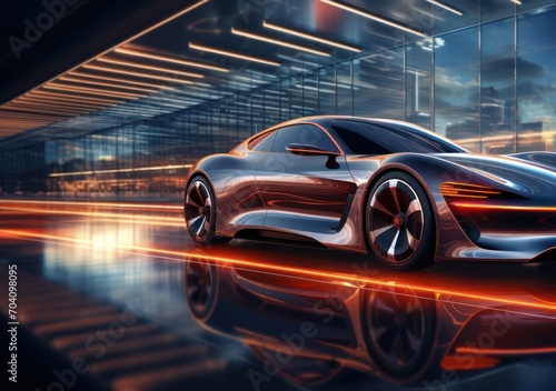 Futuristic Luxury and Innovation in Automotive Design Generative AI