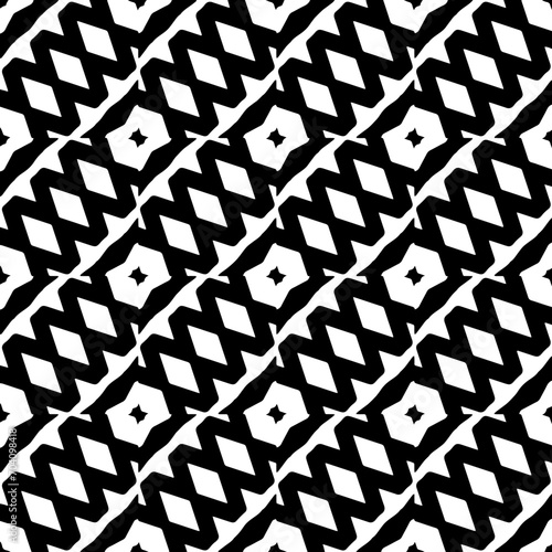 Monochrome pattern  Abstract texture for fabric print  card  table cloth  furniture  banner  cover  invitation  decoration  wrapping.seamless repeating pattern.Black and white color.