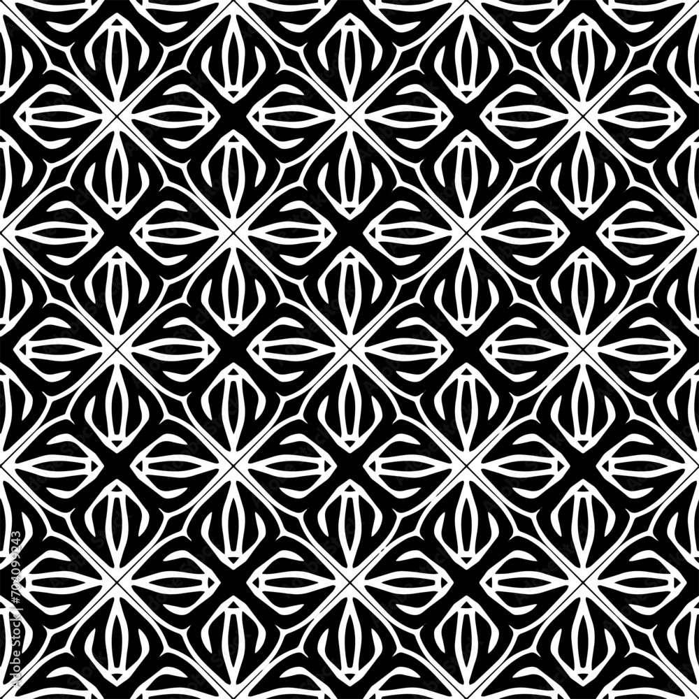 Monochrome pattern, Abstract texture for fabric print, card, table cloth, furniture, banner, cover, invitation, decoration, wrapping.seamless repeating pattern.Black and white color. Monochrome pattern, Abstract texture for fabric print, card, table cloth, furniture, banner, cover, invitation, decoration, wrapping.seamless repeating pattern.Black and white color.
