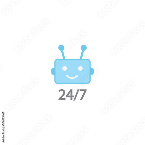 chatbot vector chat bot icon chat robot sign 