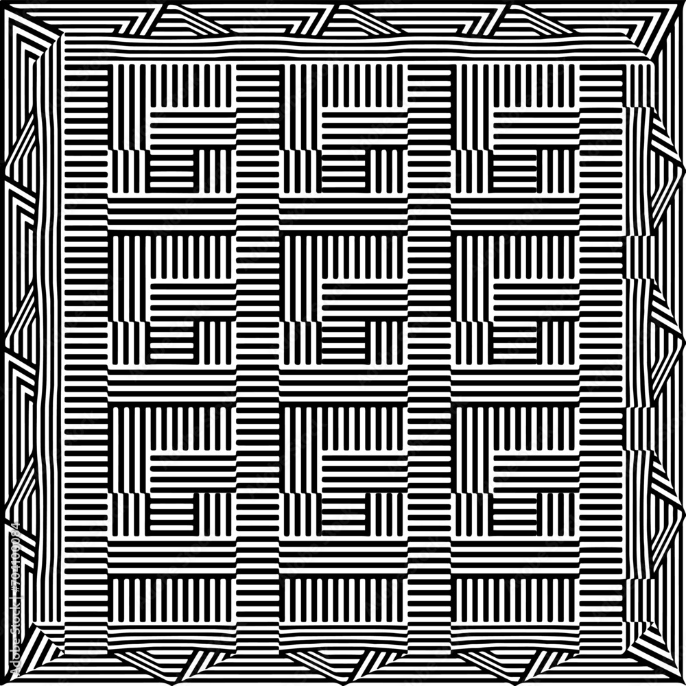 Monochrome pattern, Abstract texture for fabric print, card, table cloth, furniture, banner, cover, invitation, decoration, wrapping.seamless repeating pattern.Black and white color. Monochrome pattern, Abstract texture for fabric print, card, table cloth, furniture, banner, cover, invitation, decoration, wrapping.seamless repeating pattern.Black and white color.