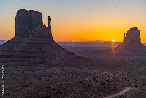 Monument Valley Sunrise, Left & Right Mittens