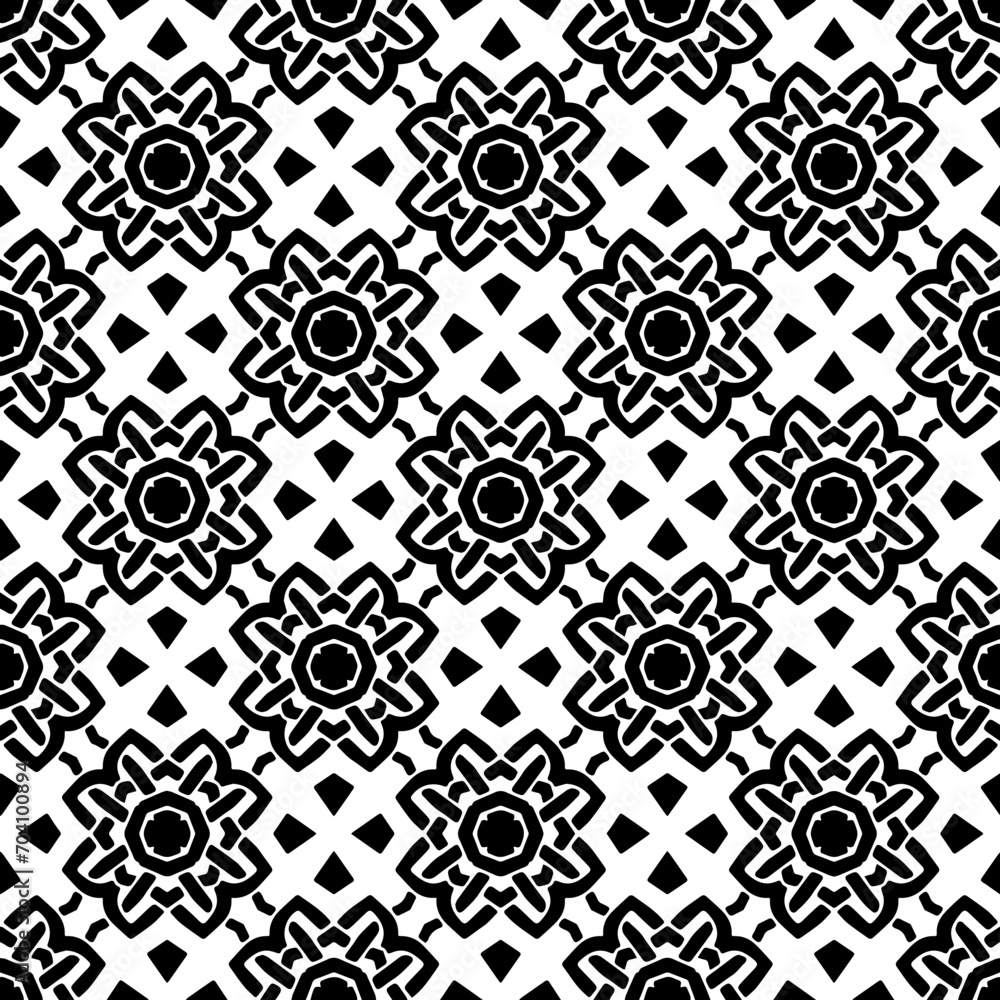 Monochrome pattern, Abstract texture for fabric print, card, table cloth, furniture, banner, cover, invitation, decoration, wrapping.seamless repeating pattern.Black and white color. Monochrome pattern, Abstract texture for fabric print, card, table cloth, furniture, banner, cover, invitation, decoration, wrapping.seamless repeating pattern.Black and white color.