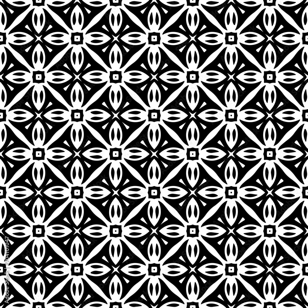 Monochrome pattern, Abstract texture for fabric print, card, table cloth, furniture, banner, cover, invitation, decoration, wrapping.seamless repeating pattern.Black and white color. Monochrome pattern, Abstract texture for fabric print, card, table cloth, furniture, banner, cover, invitation, decoration, wrapping.seamless repeating pattern.Black and white color.