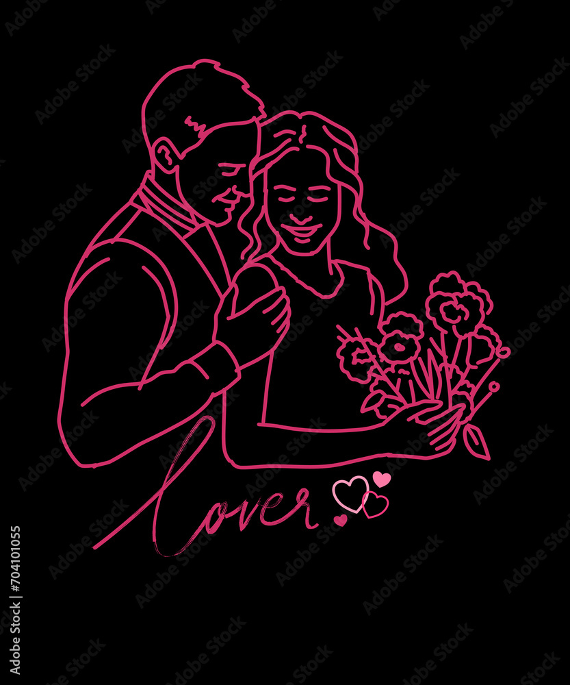 Valentine's Day card. The inscription Valentine's Day card. The inscription