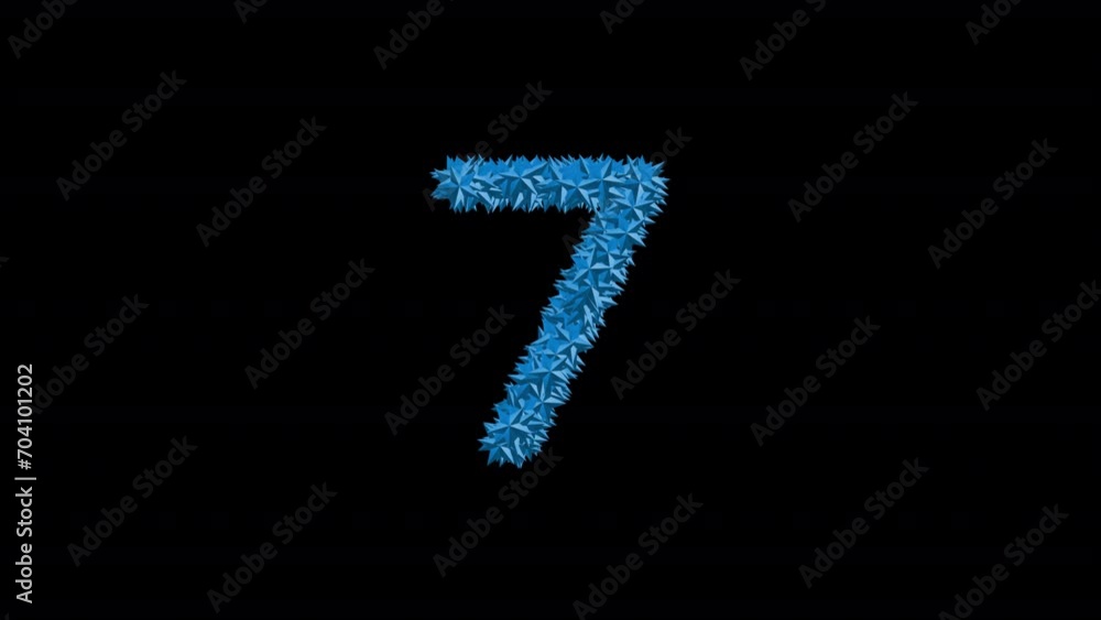Professional 10 Seconds Countdown Animation from Ten to Zero Professional 10 Seconds Countdown Animation from Ten to Zero