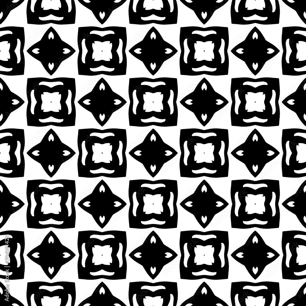 Monochrome pattern, Abstract texture for fabric print, card, table cloth, furniture, banner, cover, invitation, decoration, wrapping.seamless repeating pattern.Black and white color. Monochrome pattern, Abstract texture for fabric print, card, table cloth, furniture, banner, cover, invitation, decoration, wrapping.seamless repeating pattern.Black and white color.