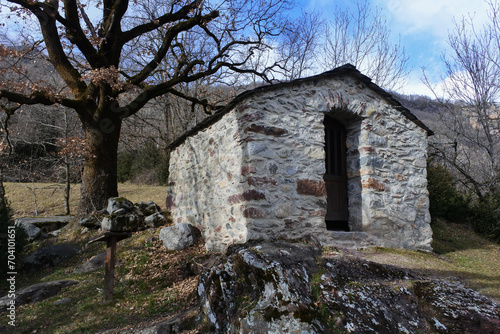 Ermita rural en el Valle de Benasque