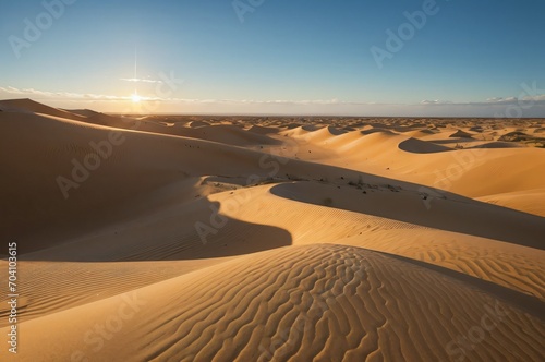 sand dunes in the desert