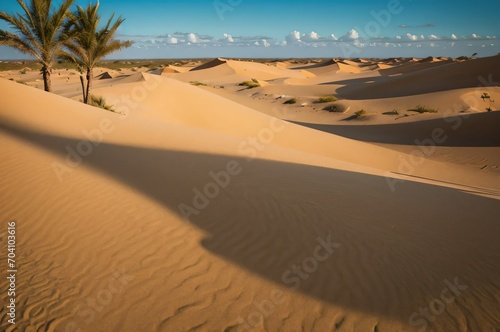 sand dunes in the desert