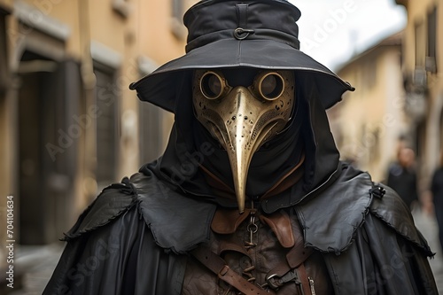 venetian carnival mask of Plague doctor