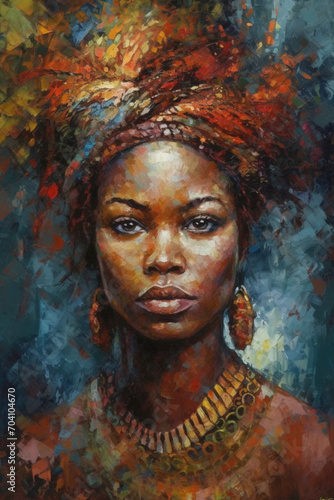 portrait of an african american female