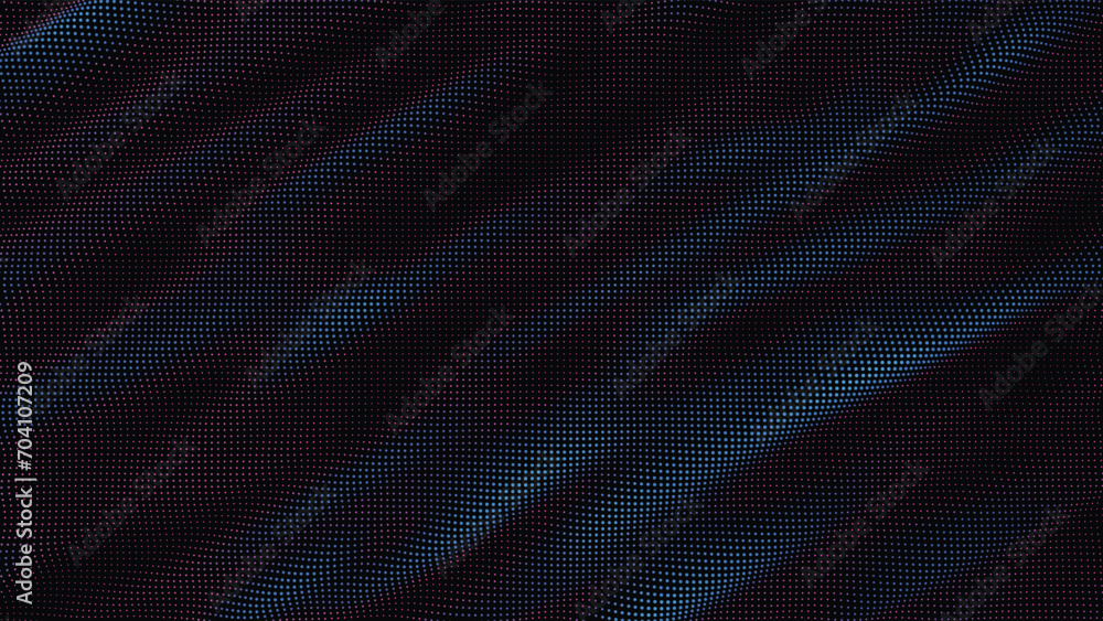 waves of colorful points. Digital data splash of point array. Futuristic smooth glitch UI element waves of colorful points. Digital data splash of point array. Futuristic smooth glitch UI element