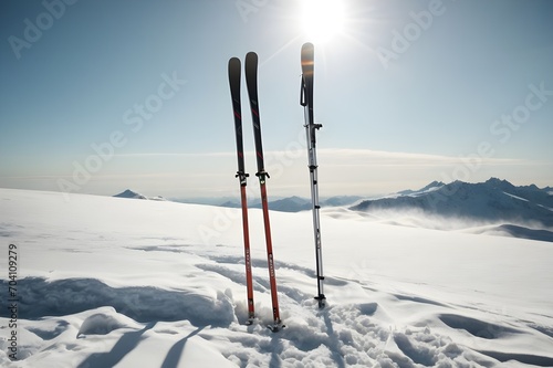 skiers on resort