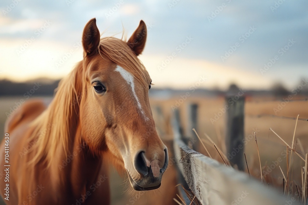Fototapeta premium Portrait of a horse