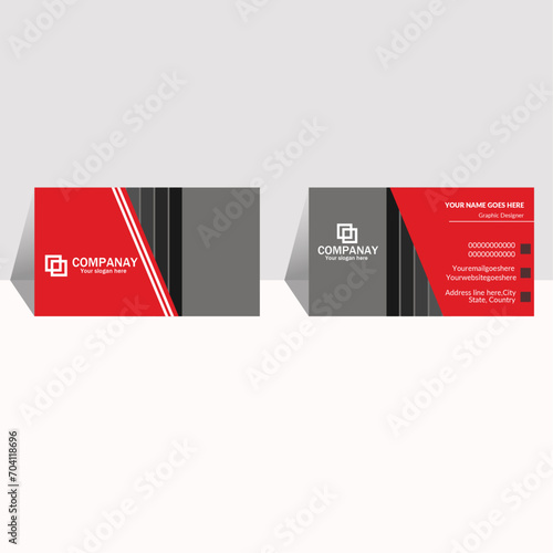  corporate business card template. Vector illustration.

design luxury, creative, digital, modern, outstanding business card design
