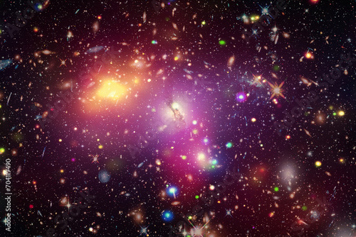 Amazing galaxy view and stars. The elements of this image furnished by NASA. © wowinside