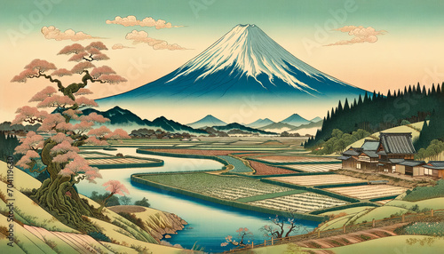 浮世絵（Ukiyoe）／富士山