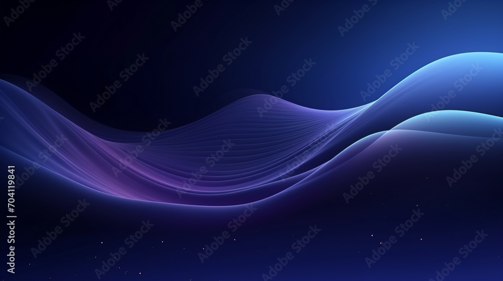 Blue and purple abstract waves background Blue and purple abstract waves background