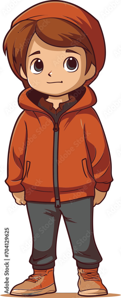 Vector Sketch of a Happy Child Youthful Antics Boy Vector Drawing Vector Sketch of a Happy Child Youthful Antics Boy Vector Drawing