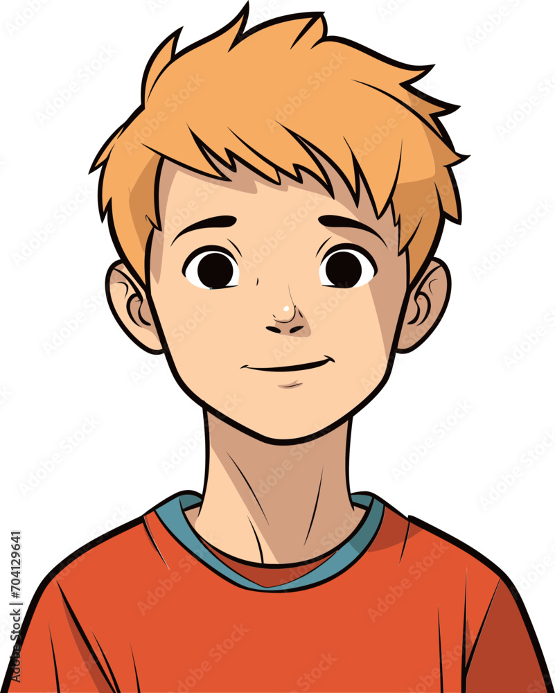 Vector Drawing of an Energetic Boy Expresse Gestures Boy Vector Scene Vector Drawing of an Energetic Boy Expresse Gestures Boy Vector Scene