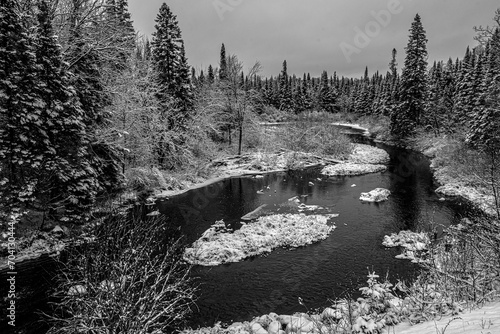 Winter Wonderland in Algonquin Provincial Park, Ontario, Canada