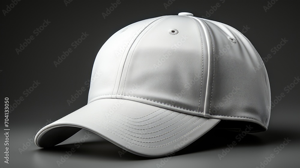 White Baseball cap blank White Baseball cap blank