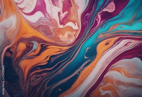 Fluid Art Abstract colorful background wallpaper Mixing acrylic paints Modern art Marble texture