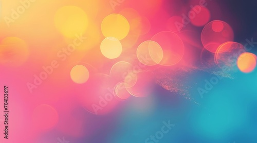 abstract gradient faded colorful texture wallpaper background. shiny bokeh lights. blue and red colors. for ad and web design. Generative AI