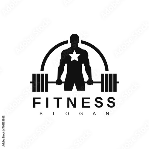 Super fit logo design template,design for gym and fitness vector