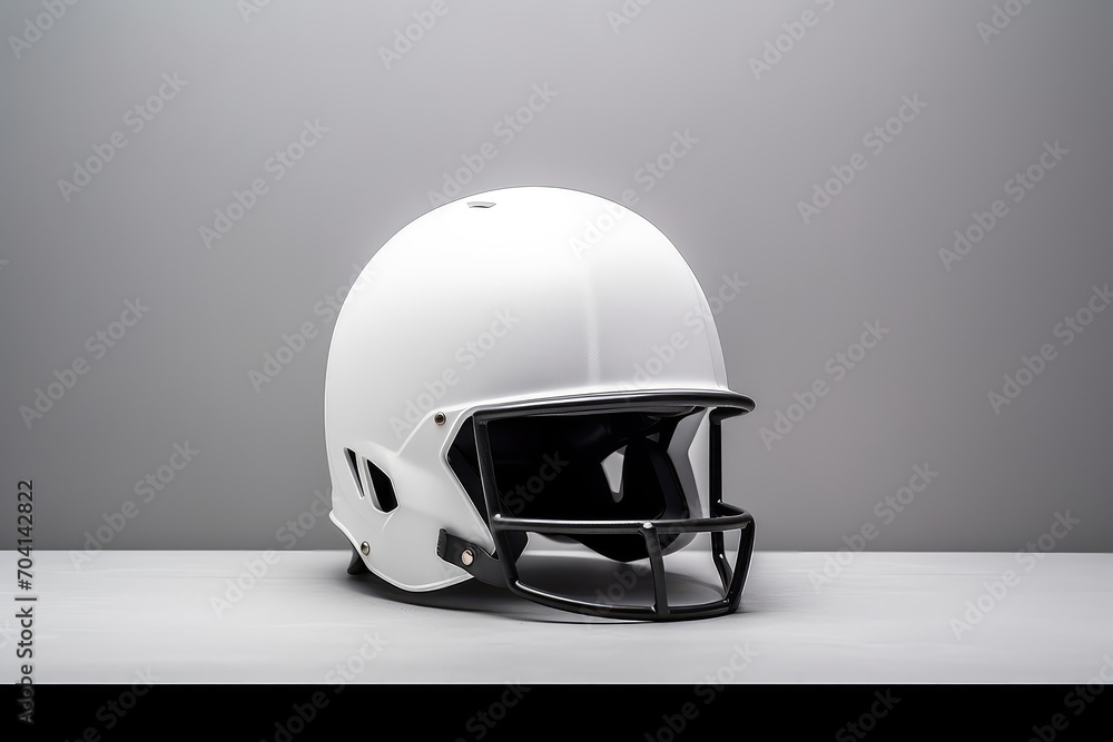 Fototapeta premium White Baseball Helmet blank