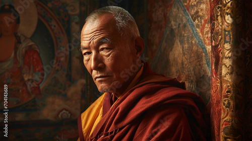 チベット僧のイメージ - image of Lama - No1-5 Generative AI