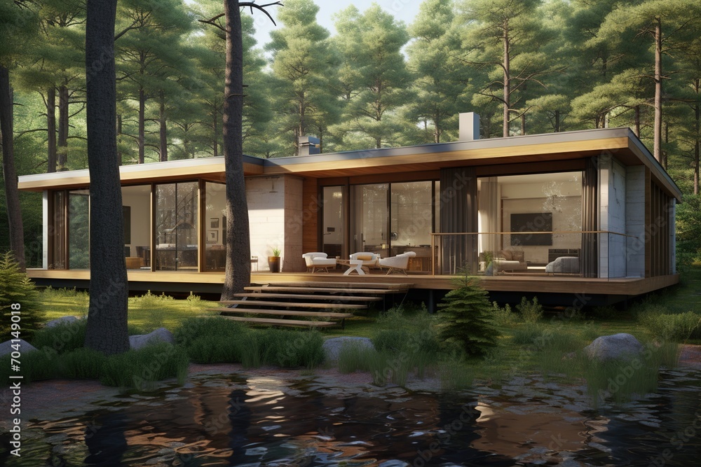 Moderncubo House in the Woods Moderncubo House in the Woods