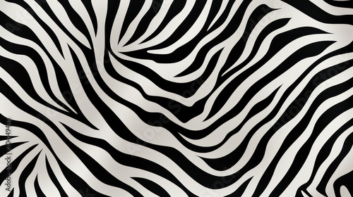 Zebra pattern background  black and white zebra stripes