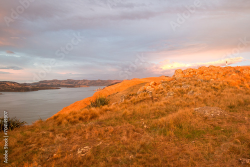 Sunrise at Godley Head and Lyttelton Harbour - Banks Peninsula, New Zealand - 01