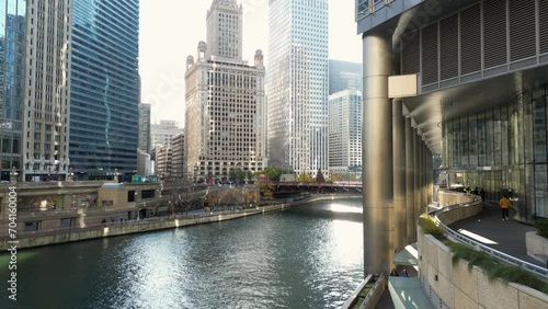  Downtown Chicago Aerial View  photo